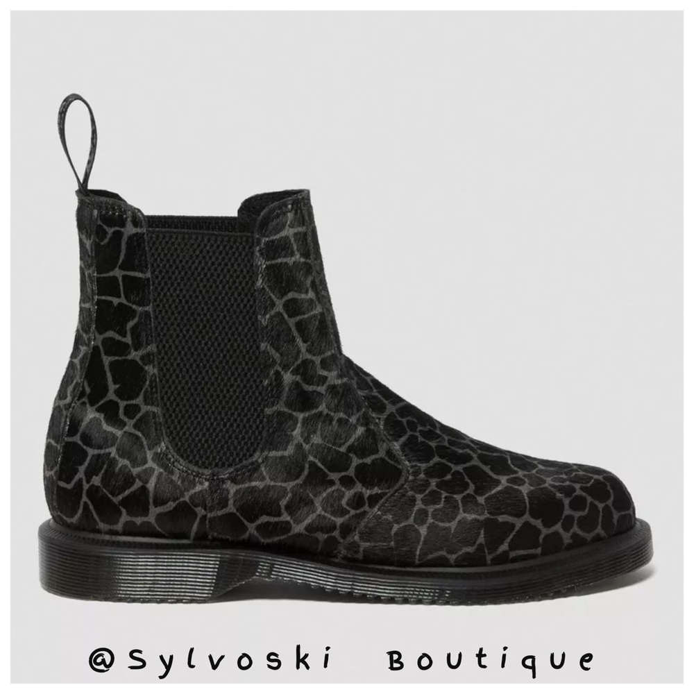 🖤 DR MARTENS FLORA WOMEN'S ANIMAL PRINT CHELSEA BOOTS NWT 🖤 - Picture 2 of 12